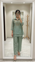 Sage green cord set